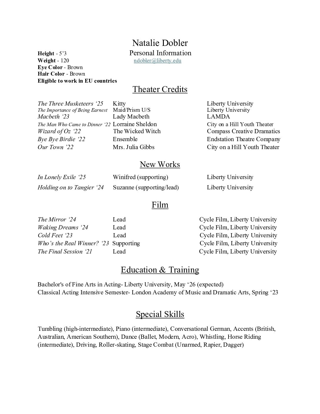 Natalie Dobler-Resume Personal-7